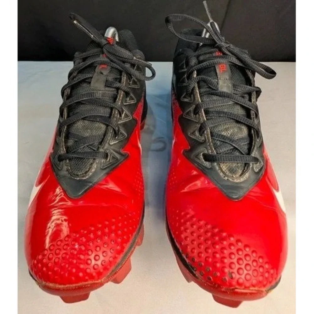 Nike Vapor Ultrafly Keystone Men Size 8 Black Red Baseball Cleats 852688-016